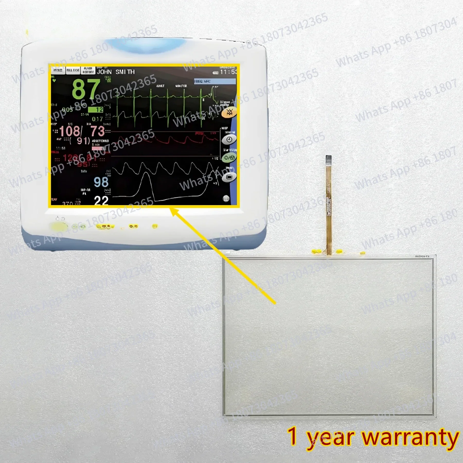 

n Vismo PVM-2701 PVM-2703 PVM-2701 K 10,4-дюймовый сенсорный экран FT-10,4 В-4-163A-2 ЭКГ