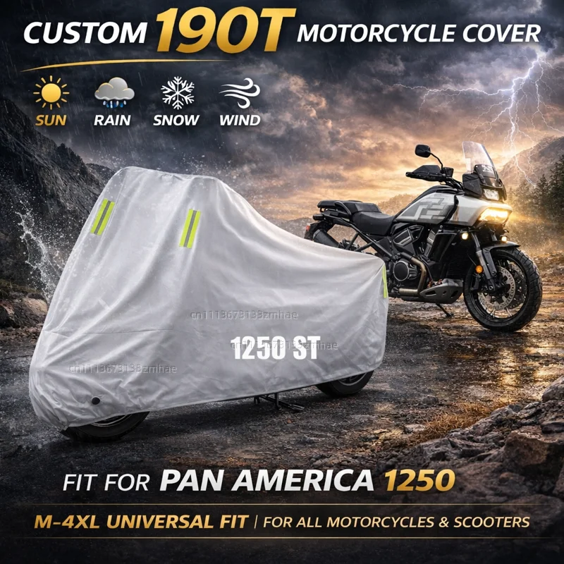 

Чехол для мотоцикла Pan America 1250 Special RA1250 2021 2022 2023, водонепроницаемый, сверхпрочный, для улицы, защита от дождя, пыли и солнца
