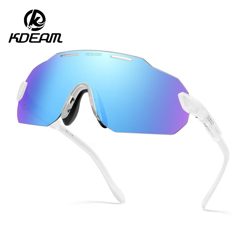 

2024 KDEAM Luxury Brand Polarized Goggles Riding Outdoor Sports Sunglasses TR90 Frame Bicycle Cycling Women/men Glasses 30 Color