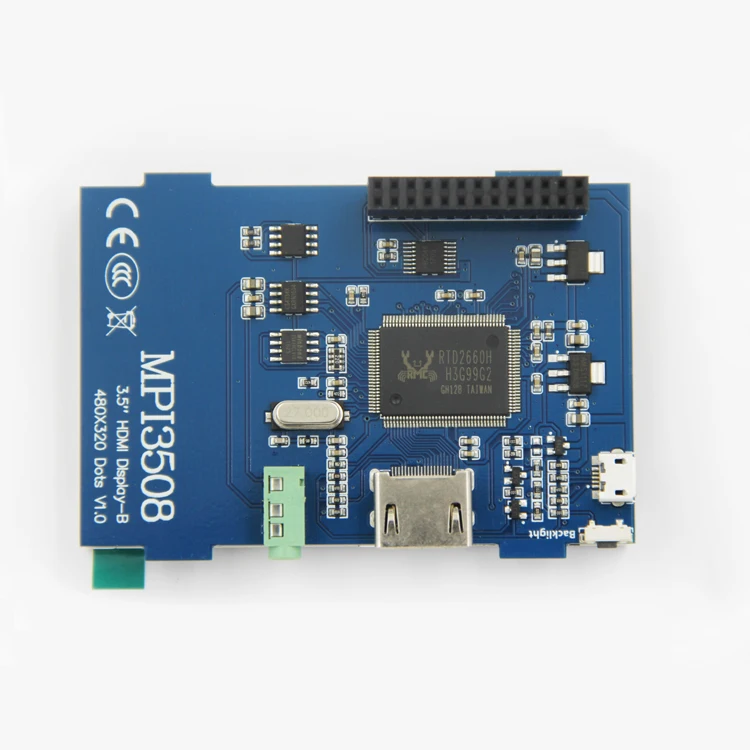 LCD Layar Sentuh MPI3508 Monitor HD HMI 3.5 Inci Raspberry Pi