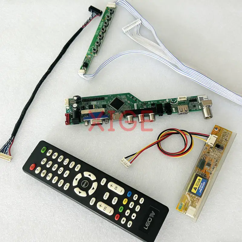 

For LTN160HT01 LQ164M1LD4C LQ164M1LD4A N184H3 Screen Controller Board Kit 1-CCFL 1920x1080 30 Pin LVDS USB+AV+VGA+HDMI 1920*1080