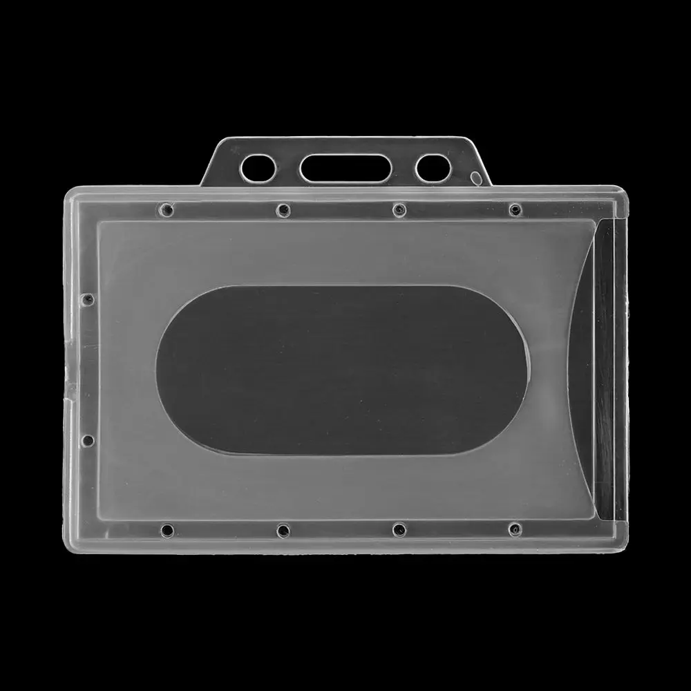 Practical Unisex Protector Cover ID Business Case Badge Office School ID Card Pouch Name Card Work Card Holders Card Sleeve