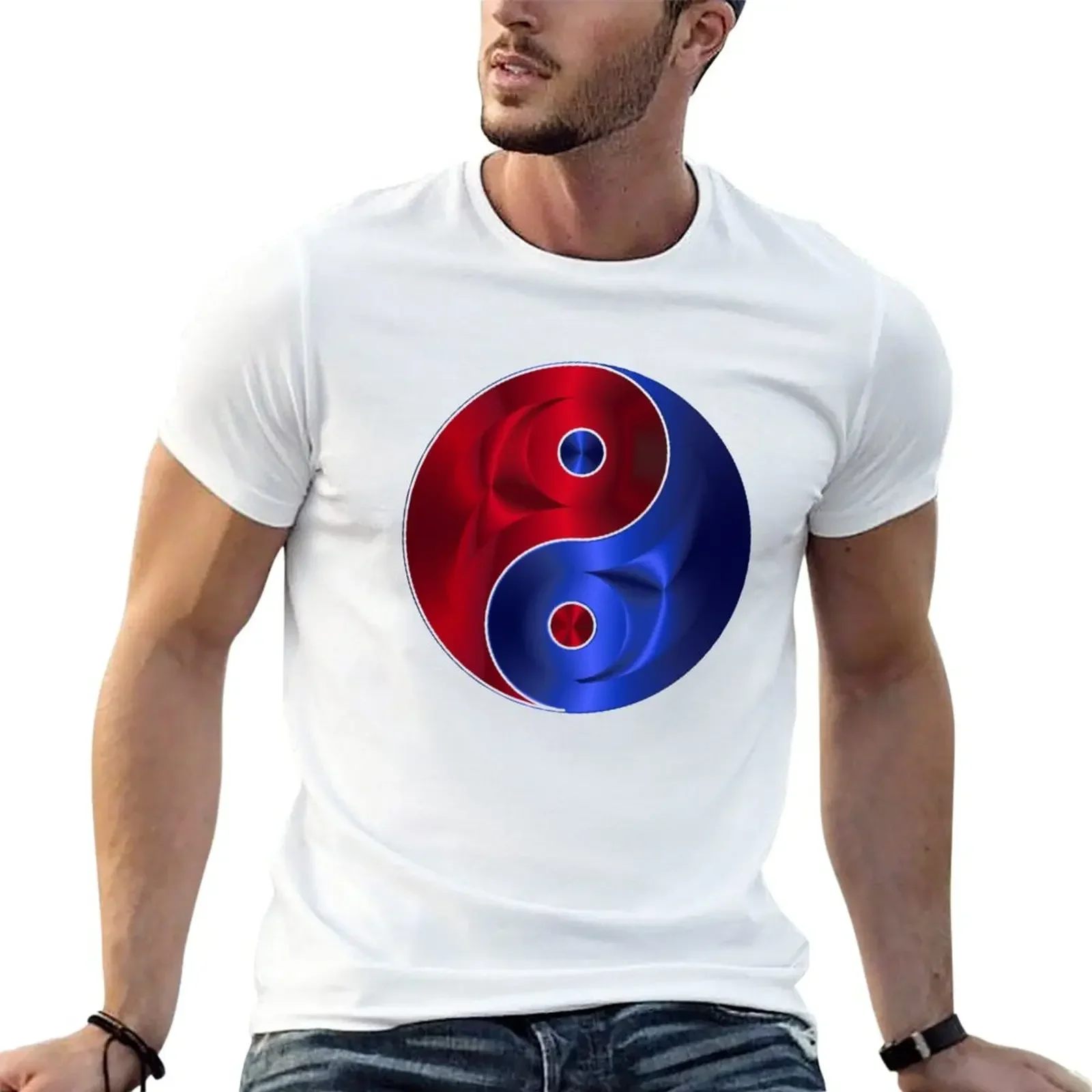 Ruby Saphire Ying Yang T-Shirt new edition plain summer tops animal prinfor boys sweat shirts men 2024 heavyweight new arrival