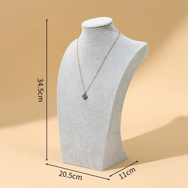 NONE Porträt Halskette Display Anhänger Organizer Schmuck Display Ständer Schmuck Mannequin Büste Halskette Anhänger Fenster Display 9