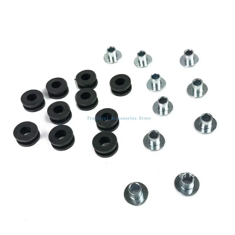 

U75E 10Pcs Motorcycle Grommet Fairing Bolt Bushing Rubber Pressure Relief Cushion