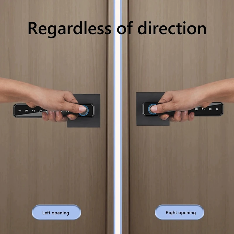 AF91-Biometric Fingerprint Smart Home Door Lock Password Electronic Digital Lock Control