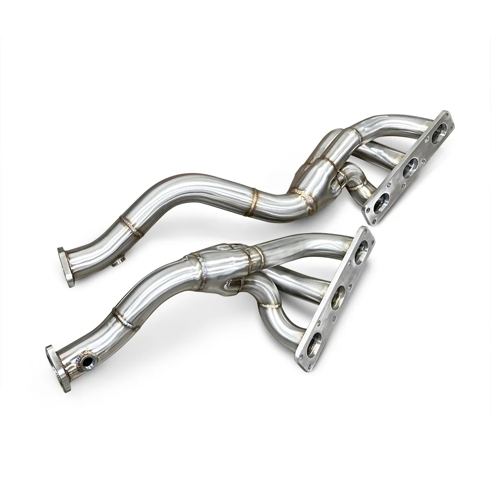 

Suitable for BMW Z4 E85 M54 3.0 2003-2009 Stainless Steel High Performance Catless Downspout Manifold