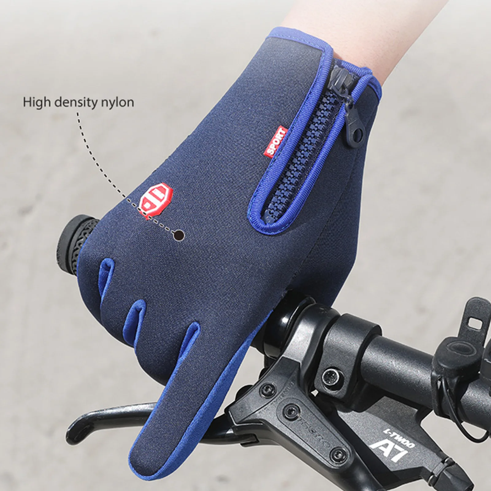 

Windproof Skiing Gloves Thickened Plush Full Finger Touchscreen Mittens Winter Warm Gloves For Cycling Fishing Skiing Camping
