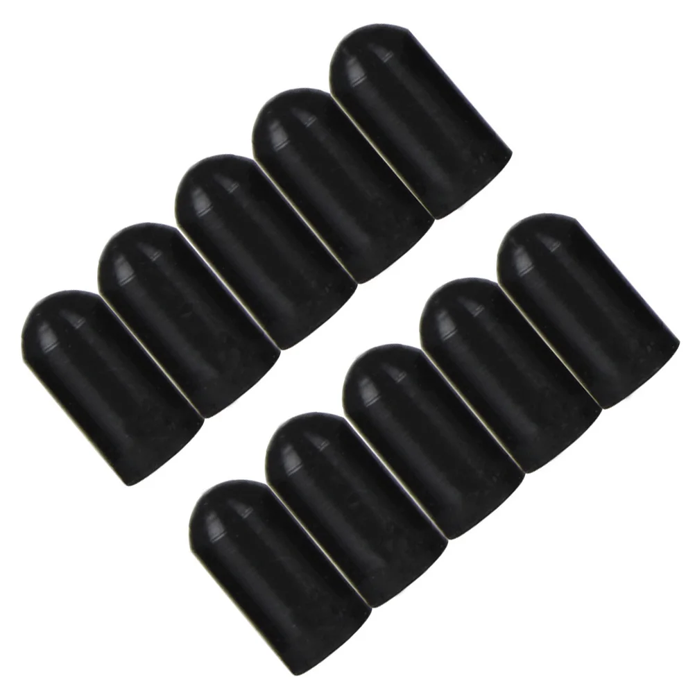 10Pcs Pelindung Ujung Drumstick Silikon, Penutup Peredam Suara Fleksibel dan Tahan Lama untuk Latihan Drum, Ujung Peredam Suara Drumstick