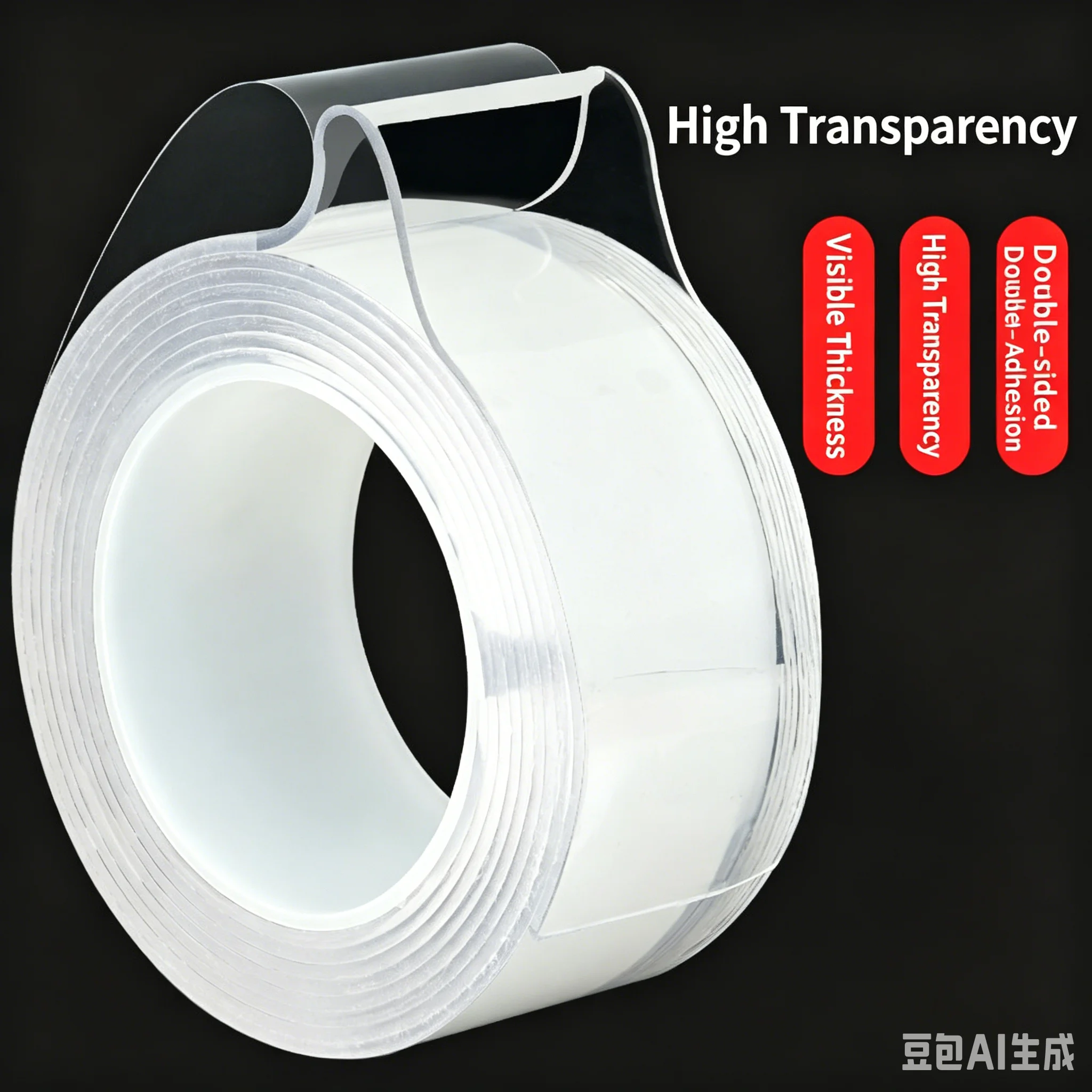 Multifunctional Double Sided Nano Tape, Washable Reusable Traceless Anti-Slip Grip Tape for Home/Office Use
