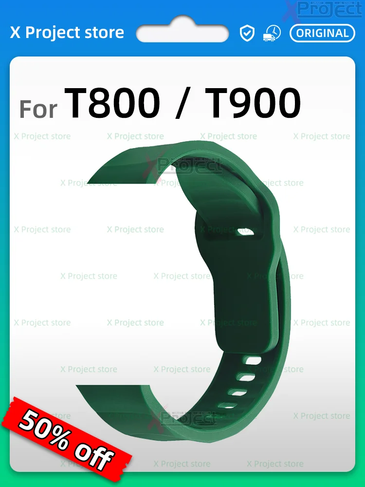 For T900 ULTRA Strap Silicone For Smart Watch Reloj T800 ULTRA T900 X7 X8 X9 Ultra 2 Smartwatch Band Wave Silicagel Bracelet