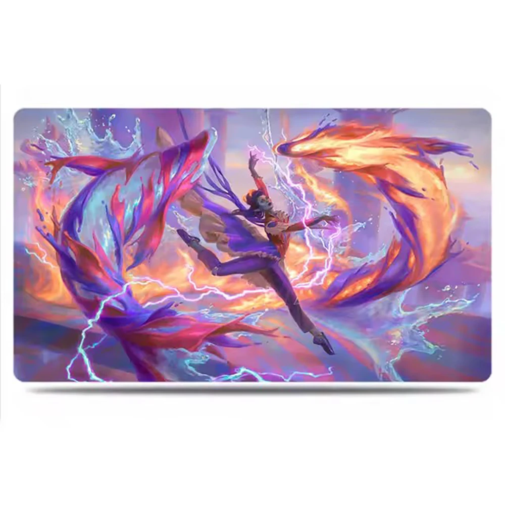 12 different game card mats for (MTG) Playmat HD Snow-Covered Mountai/ Spirit Dragon/ High-end customizable 600mm*350mm*2mm