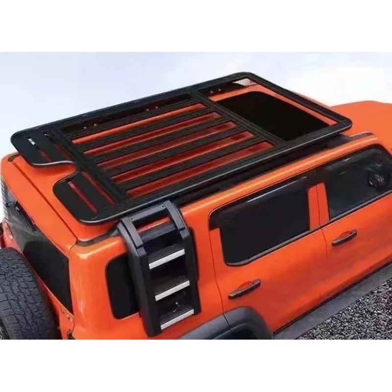 

4x4 Offroad Aluminum Roof Rack Platform with Side Ladder & Backpack for Tank 300