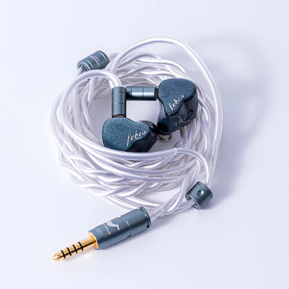 Hisenior Mega5Est 1DD+2BA+2EST Profesjonalne słuchawki douszne z monitorem Hi-Fi 0,78/2PIN Wire4.4 Dynamiczny sterownik