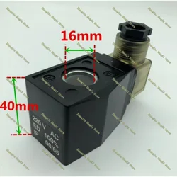 1pc Solenoid Water Valve Coil AB410 Inner Hole 16mm Height 40mm AC220V DC24V