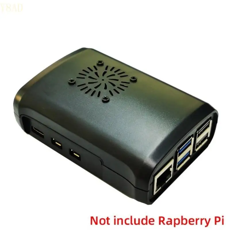 Y8AD ABS Case для RPI 5 с радиаторами охлаждающих вентиляторов для платы по разработке RPI5
