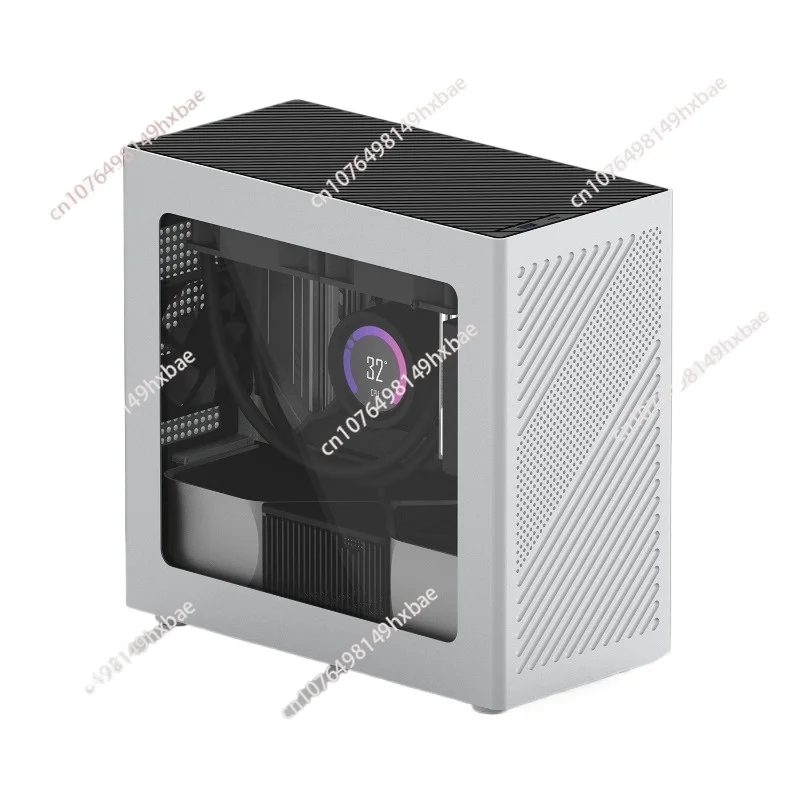 Shell Directly Inserted Into Water-cooled ITX Computer Case New Side Transparent MATX Aluminum Alloy Integrated Molding