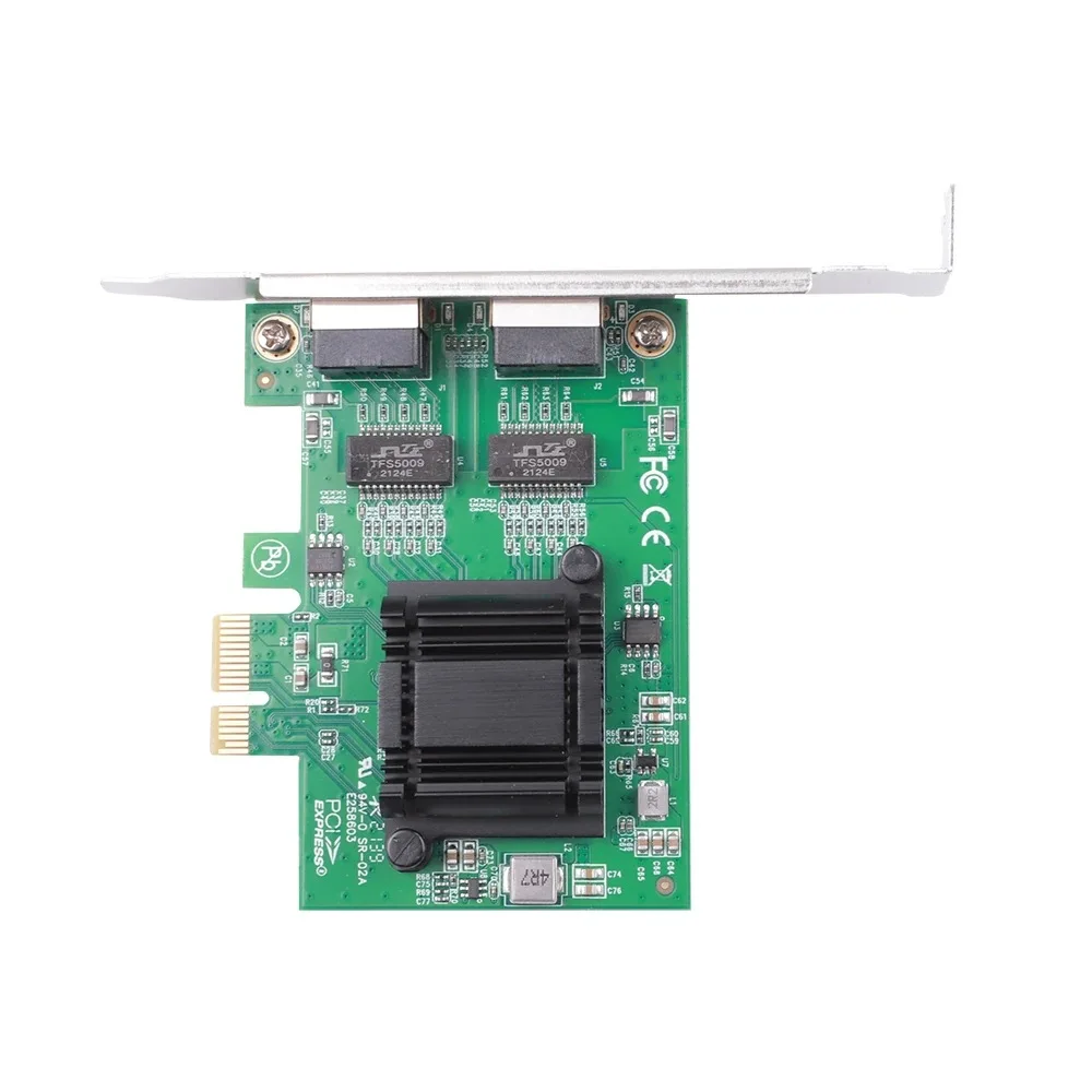 82571 Gigabit PCIe 1X Placa de rede de servidor Placa de rede com fio de desktop Placa de rede de servidor PCIe