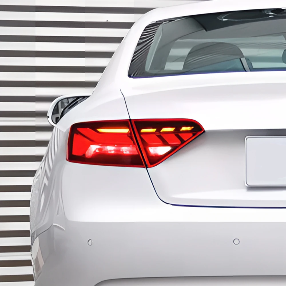 

Для Audi A5 A5L S5 RS5 2008-2016 Автоматические задние фонари в сборе Обновление автомобиля Светодиодный стиль 2021, динамический задний фонарь Plug and Play, аксессуары