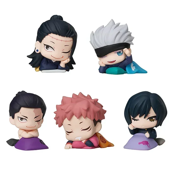 BANDAI Jujutsu Kaisen Crossdressing Sleep Doll03 capsule toys Satoru Gojo figure anime Brand new genuine In shelf