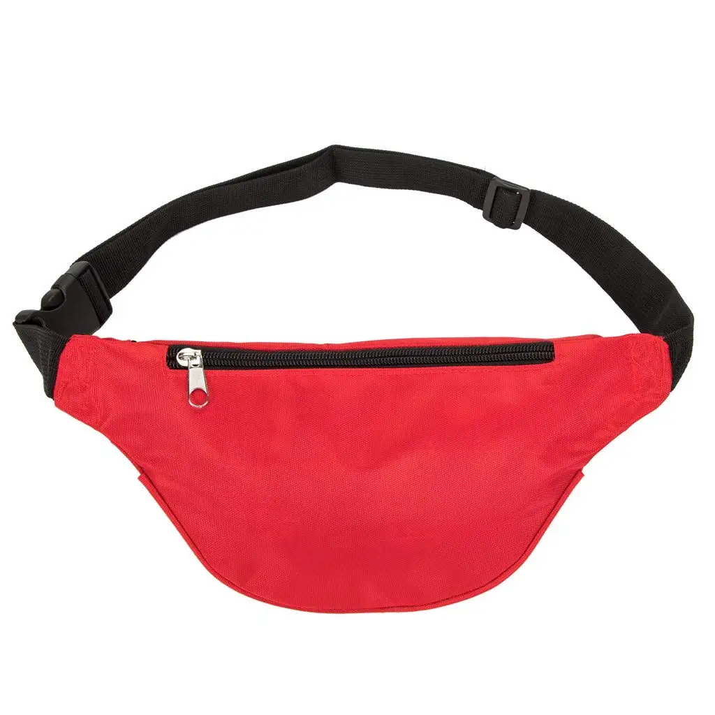 First Aid Fanny Pack Medical Storage Red Travel Rescue Waist Bag Empty Pouch Compact Survival Medicine Pocket Container