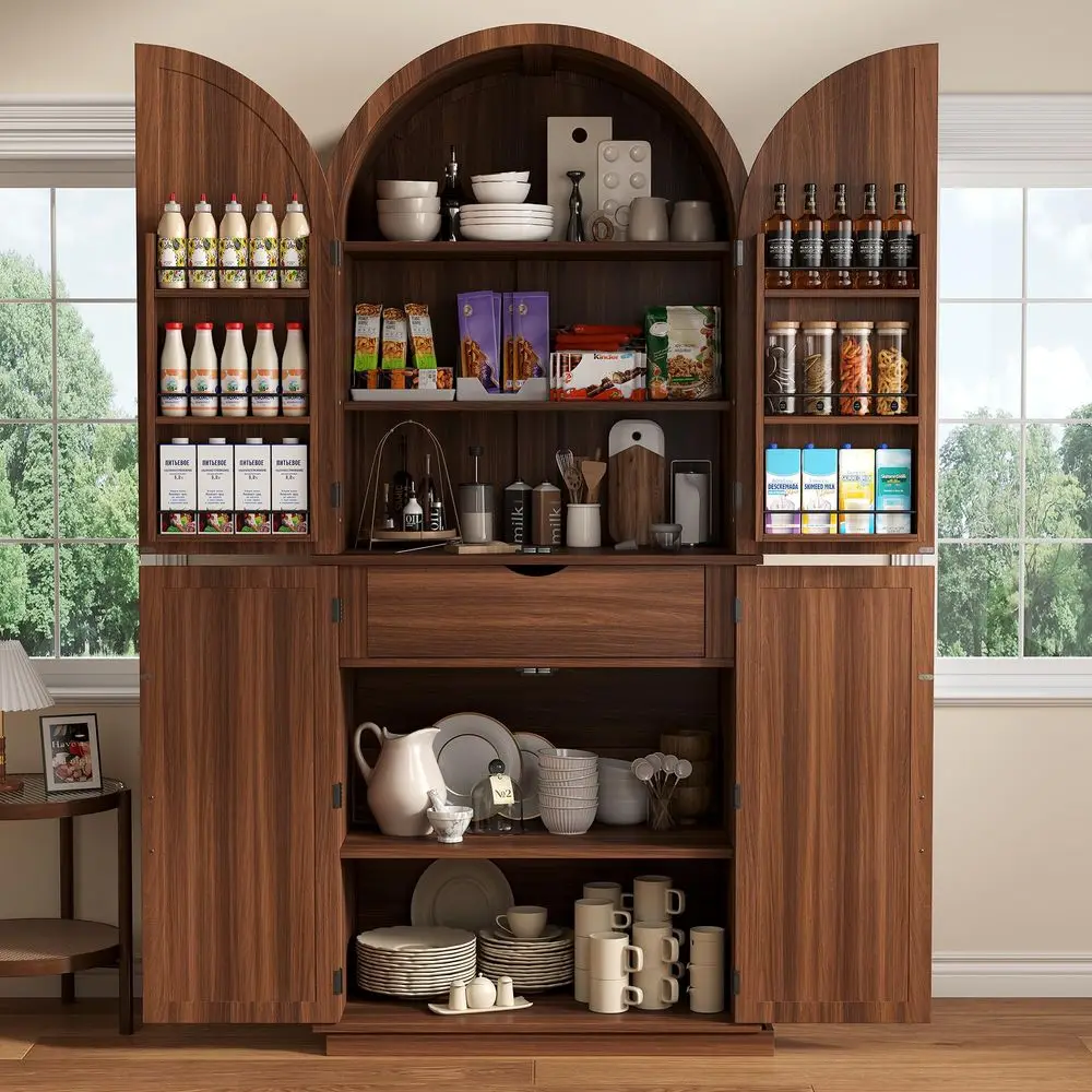 71 Arched Cabinet W…