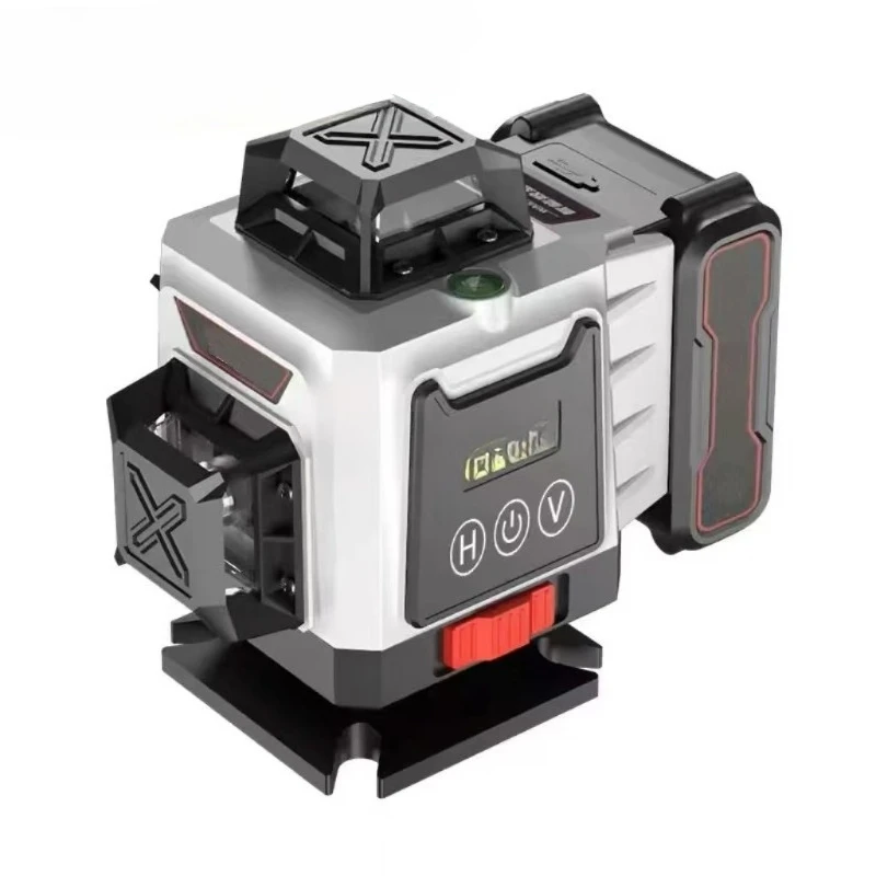 مستوى الليزر الأخضر الرقمي الجديد ذو 16 خطًا للتسوية الذاتية 4D #5