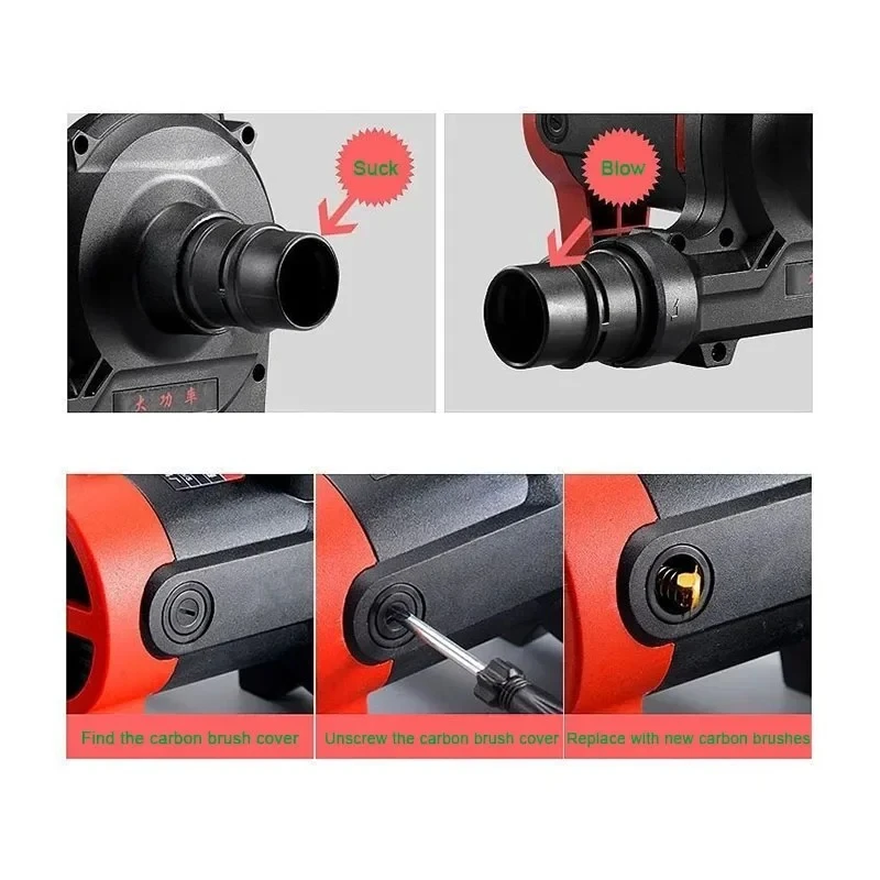 

Industrial-grade High-power Slotting Machine Dust Collector Blower Wall Grinder Vacuum Cleaner Blower Dual-use