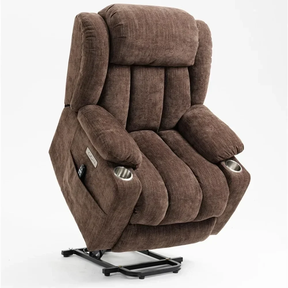 

2024 Power Lift Recliner Chair with Full-Body Massage and Heat for Elderly, Hand Remote Control, Upgraded OKIN Motor