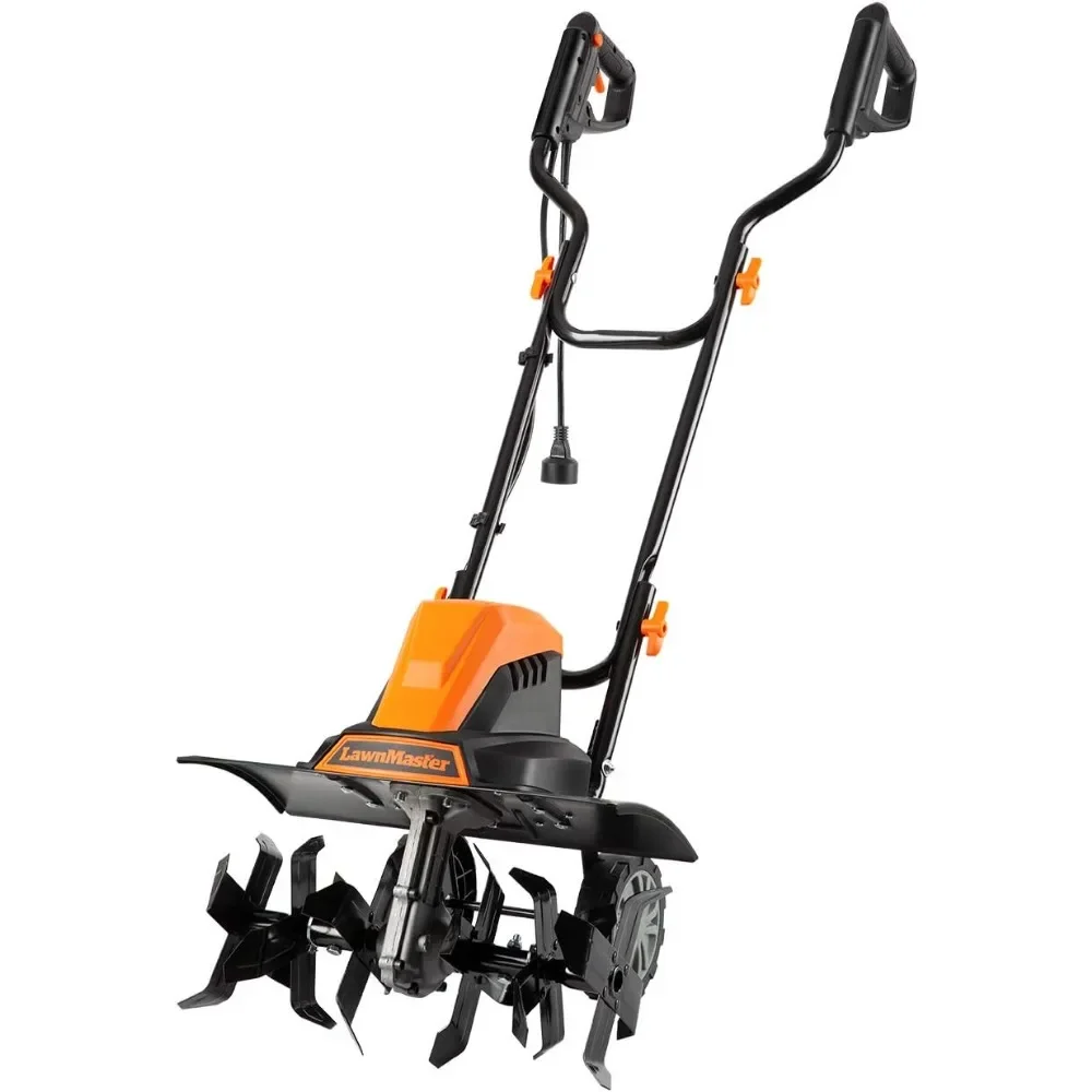 Corded Electric Tiller 13.5-Amp 18-Inch Orange