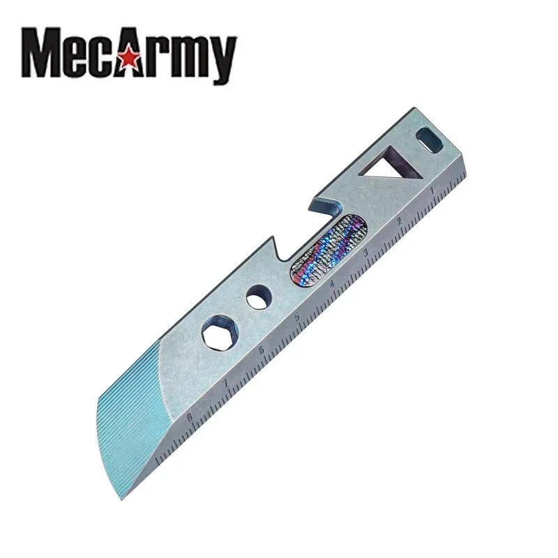 

MecArmy RL2 TC4 Titanium EDC Multi-Function Outdoor Tool Bottle Opener Prybar Ruler for Survival