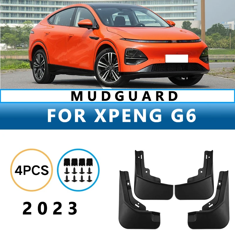 

Mud Flaps Fit for XPENG G6 2023 Mudquards Tire Fenders Splash Proof Accessories Wheel Guards 4ps
