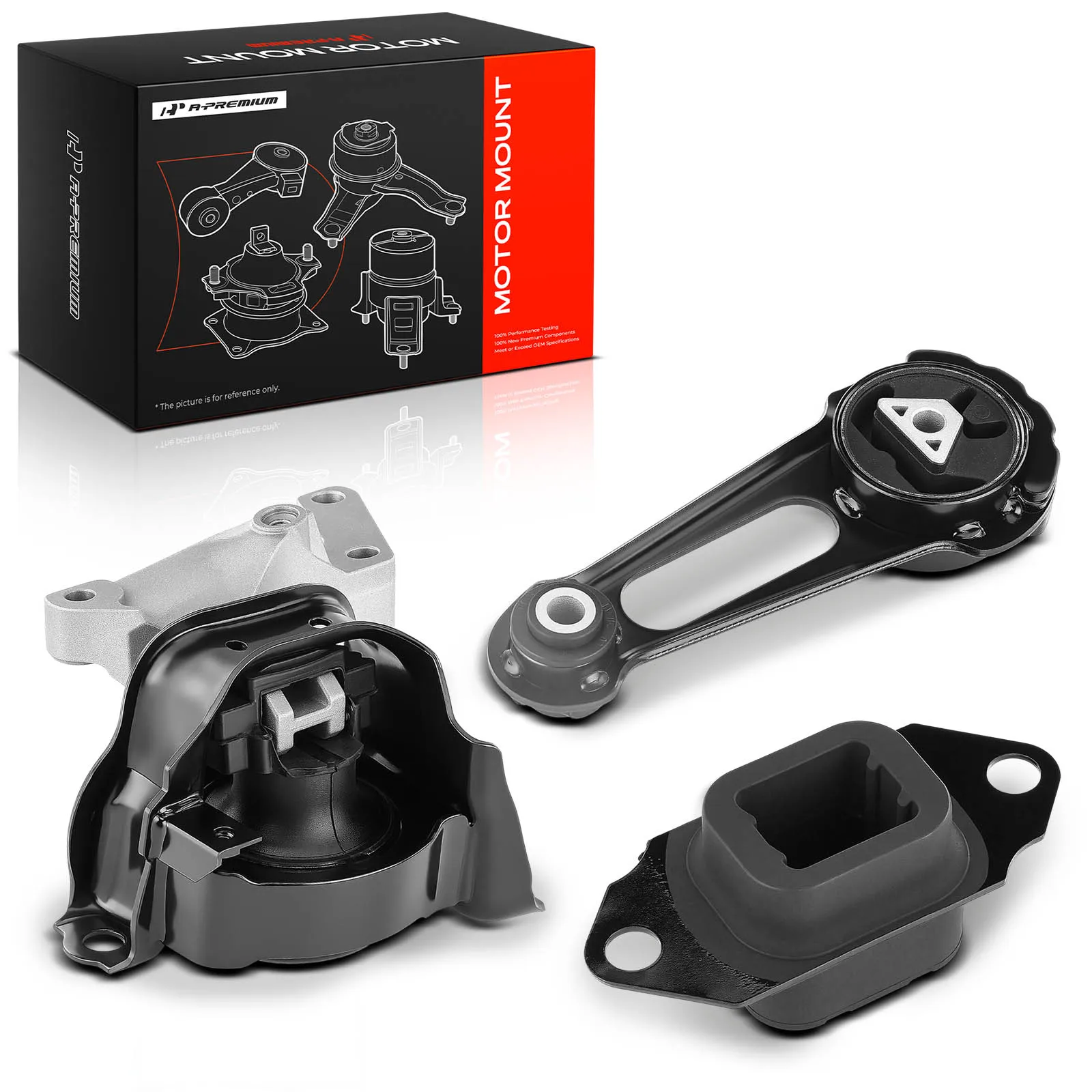 A-Premium 3pcs Engine Motor & Transmission Mount for Nissan Versa 2012-2017 Versa Note 2014-2017