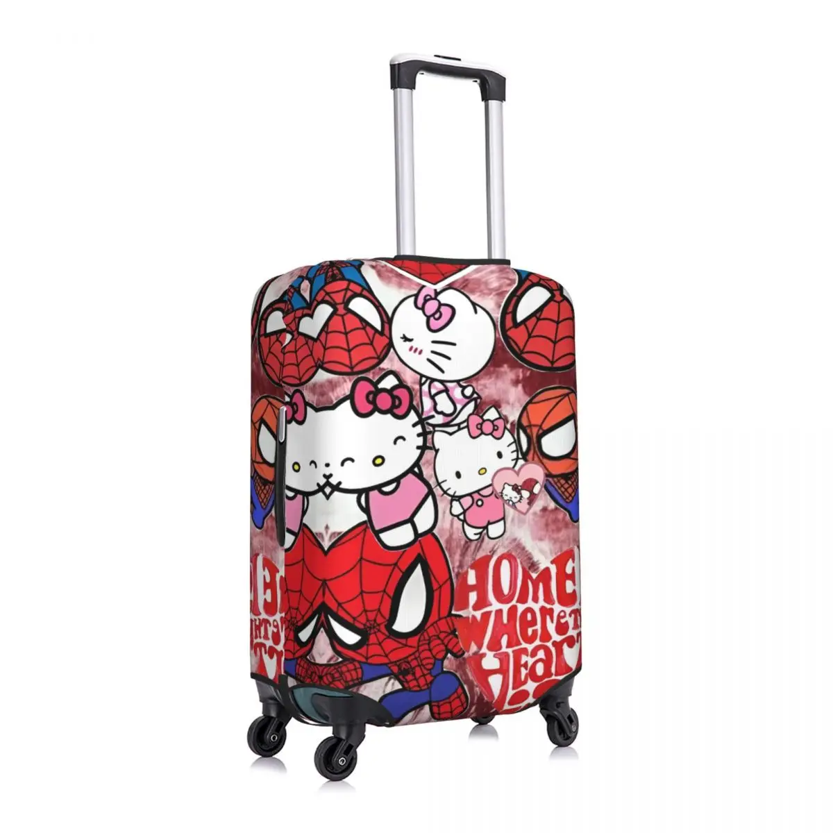 Lovely Hello Kitty Sanrio Anime Suitcase Cover Holiday Strectch Luggage Case Travel Protection