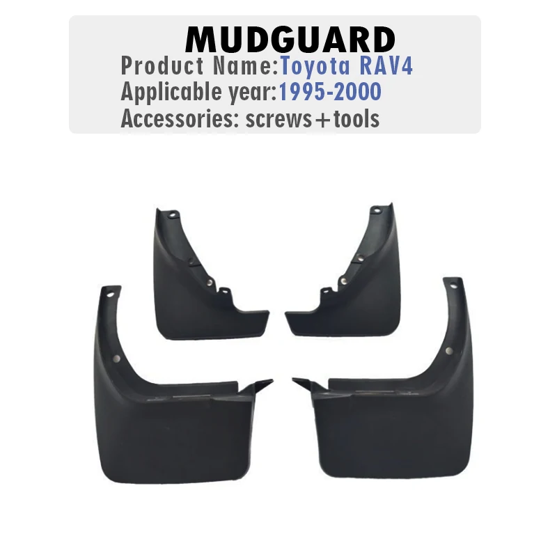 Front Rear 4PCS FOR Toyota RAV4 1995-2000 Mudflaps Mudguard Fender Mud Flaps Guard Splash Car Accessories Styline