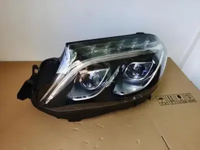 Led Headlight Daytime Running DRL for Mercedes Benz W166 GLS500 GLS400 GLS350 Angel eye turn signal Автомобильные лампы view 3