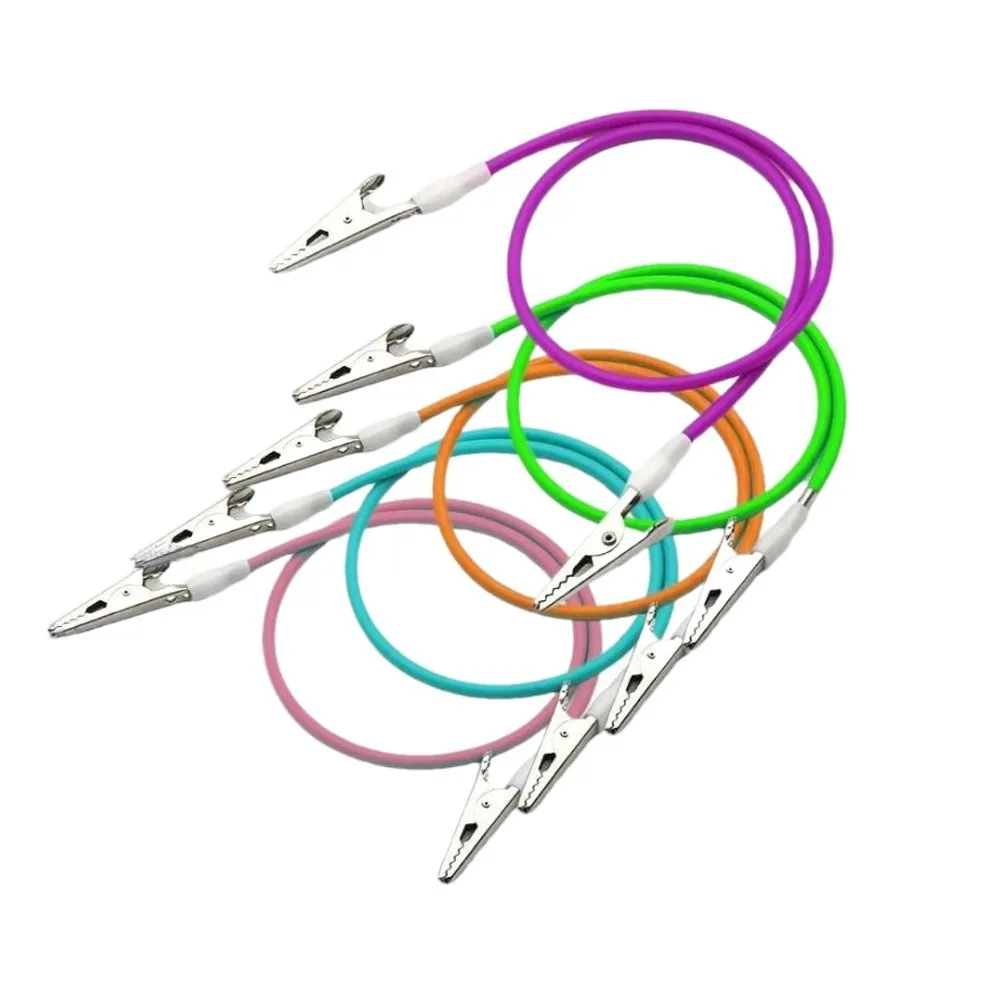 

5 шт. эластичный силиконовый держатель для нагрудника, красочные 15,7-дюймовые стоматологические нагрудники, зажимы, экологический многоразовый держатель для салфеток для взрослых и детей