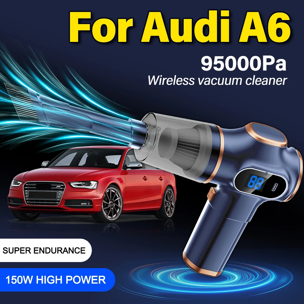 

Strong Suction Car Vacuum Cleaner Portable Handheld Mini Vacuum Cleaner Cordless Car Cleaner Car Vacuum Home For Audi A6 C5 C6