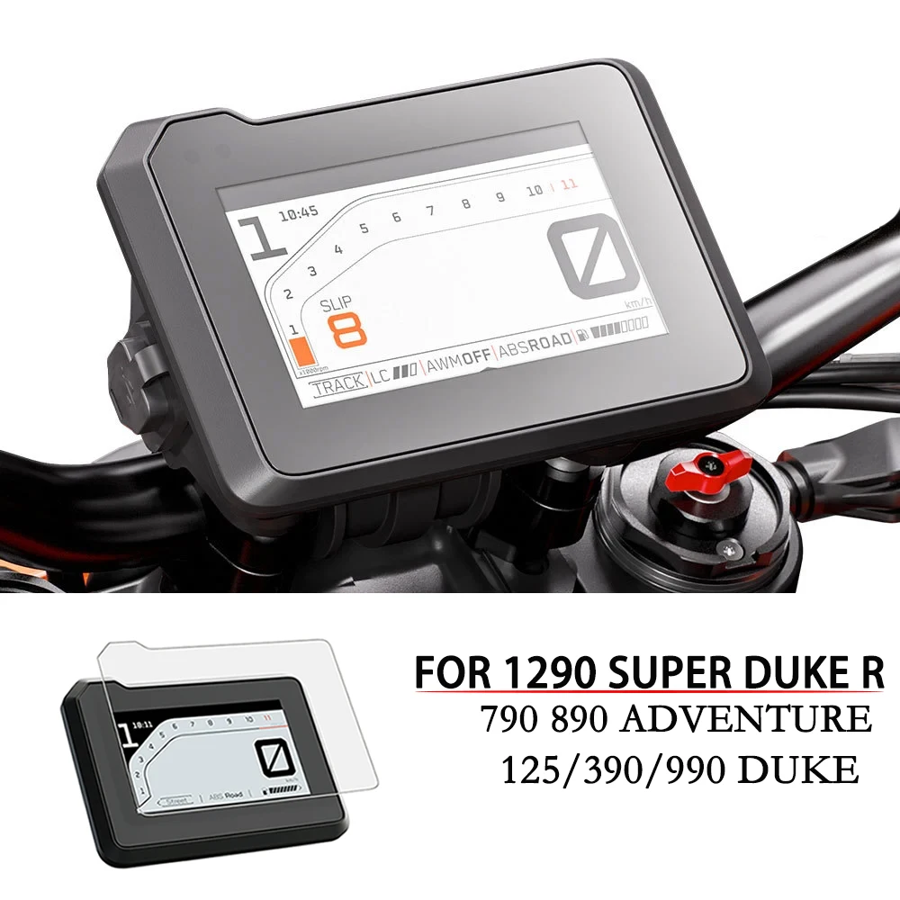 For 1290 Super Duke R 1390 Super Duke R Dashboard Screen Protector 790 890 ADV Motorcycle Cluster Anti-Scratch Protective Film