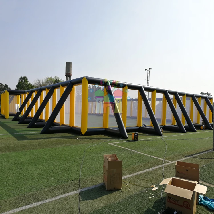 أنشطة بناء الفريق المتنقل من Mega Outdoor، ألعاب رياضية، ساحة قابلة للنفخ لبطانات كرات الطلاء