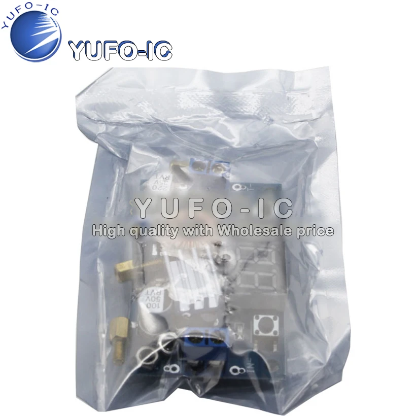 5A Power 75w DC-DC Adjustable step-down Stabilized Voltage Supply Module With Voltmeter Shows That More Than 61*37