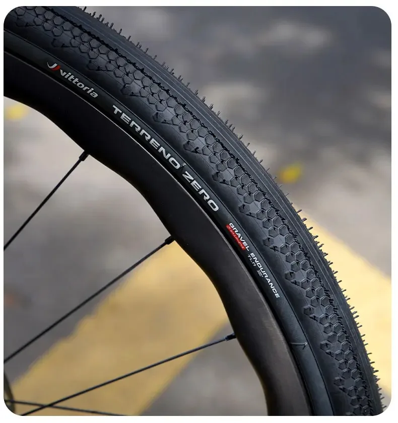 Vittoria TERRENO ZERO Rennrad Gravel Straßenreifen Fahrrad Tubeless Hardpack Reifen 700x37C 700x40C Rennrad faltbare Reifen – Detail 15