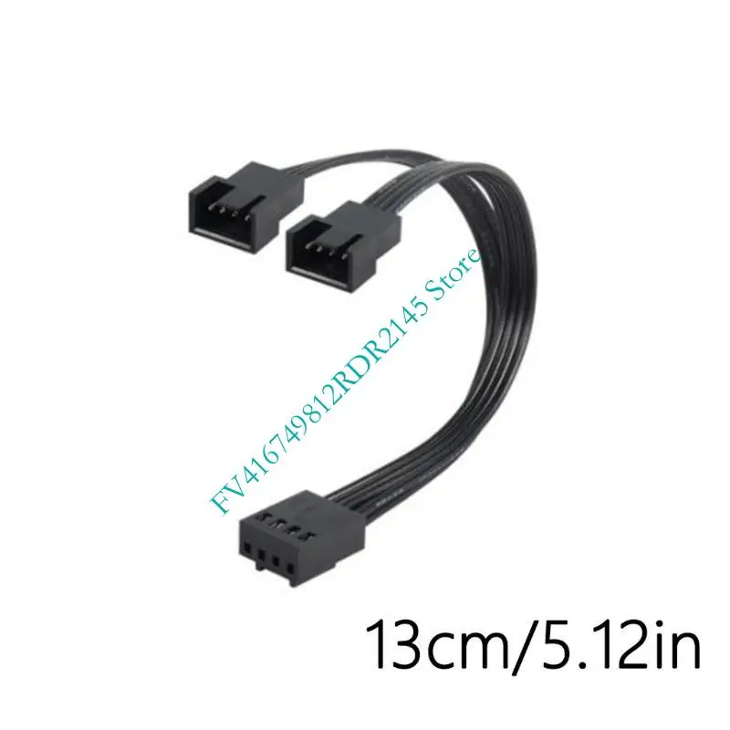 B2EF 12V/4PIN PWM Fantetteri Adattatore Splitter Cavo da 1 2 Cooloni CPU CPU SPLITER PC VENDITÀ PC ESTENZIONE DELLA VENTIFICA