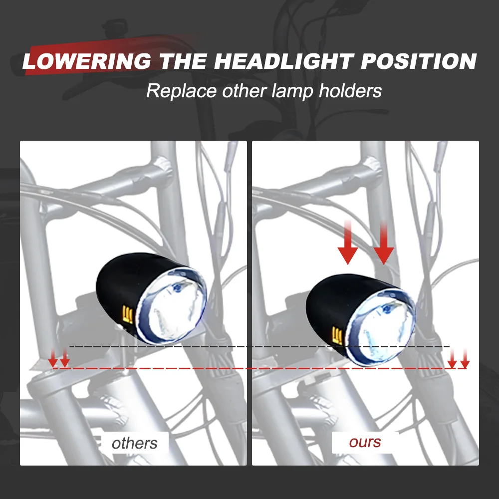 Motorcycle Stainless Steel Headlight Lowering Bracket For Super73 (ALL MODELS) Z1 S1 S2 R RX ZX ZG Headlamp Mount Bracket - view 2