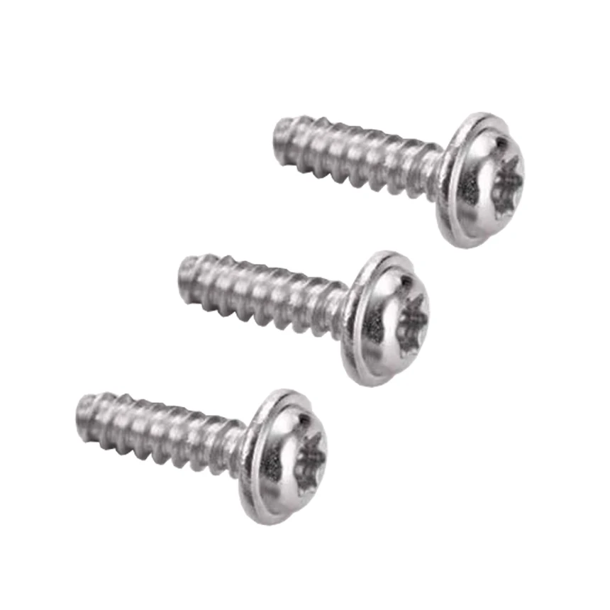 PWB ST2-2.6-3-4-5mm M2 M2.5 M3 M4 M5 304 Stainless Steel Torx Pan Slotted Round Head Self-Tapping Flat Tail Washer Screw Bolt