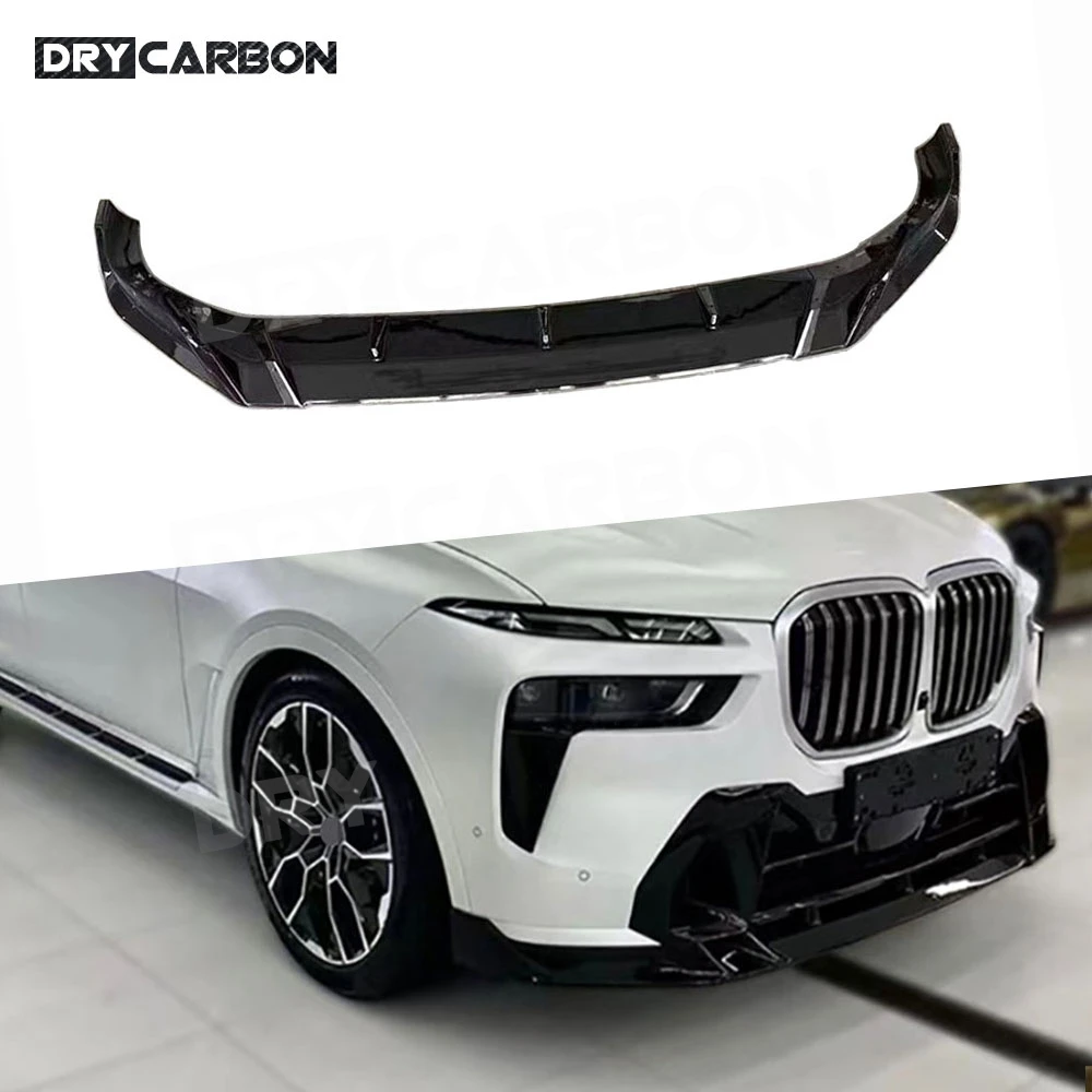 

ABS 3Pcs/Set Front Bumper Lip Chin Spoiler Car Styling Body Kits Accessories for BMW X7 G07 LCI Sport 2023+