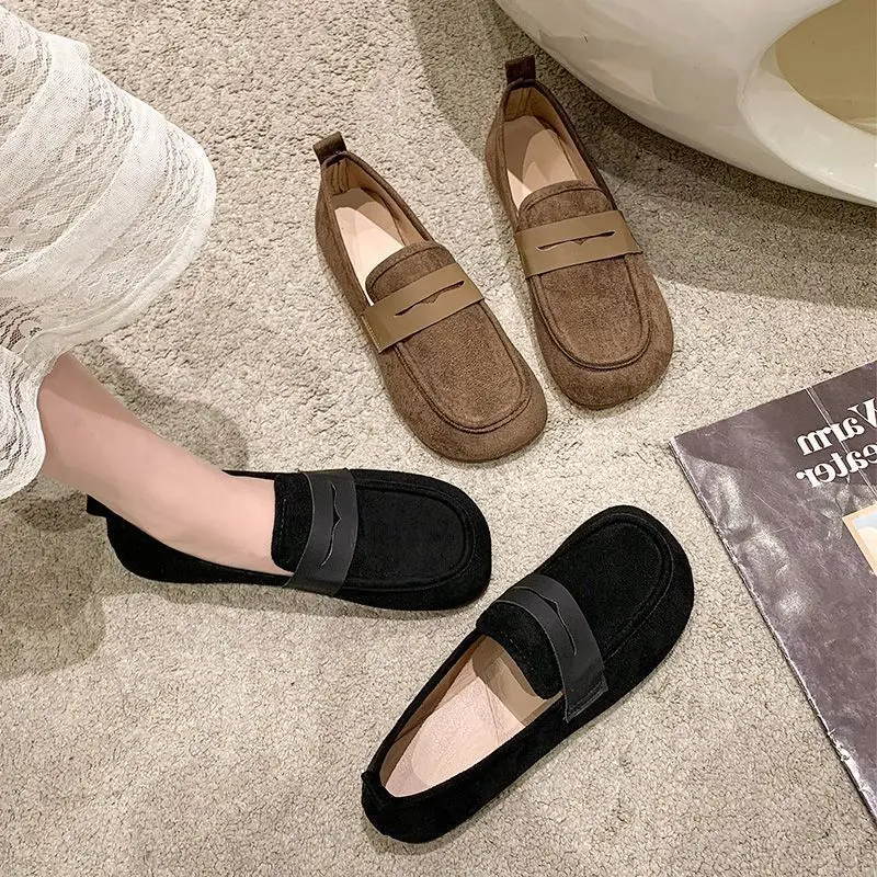 

Wide Width Driving Shoes for Women, Slip-On Comfort Flats for Expecting Mothers, 2025 Casual Loafers with Gripper Sole