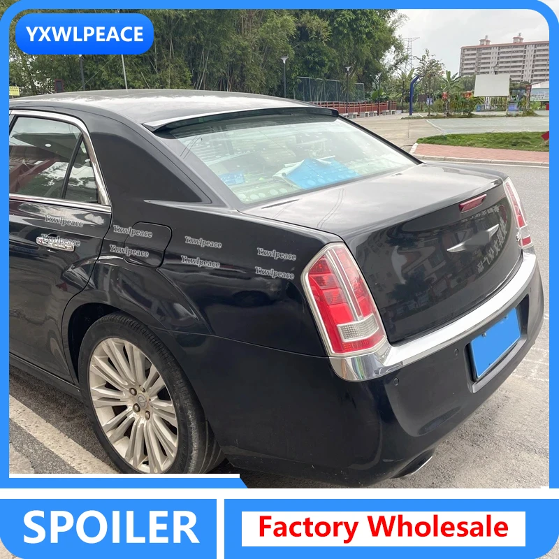 

For Chrysler 300 300c 2011 12 13 14 15 16 17 2018 Roof Spoiler Factory Style ABS Plastic Rear Trunk Wing Body Kit Accessories