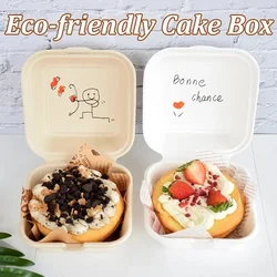 Disposable Biodegradable Bento Food Containers,Baking,Dessert,Bento Cake Box,Burger,Snack Boxes,Microwavablavable Home Lunchbox