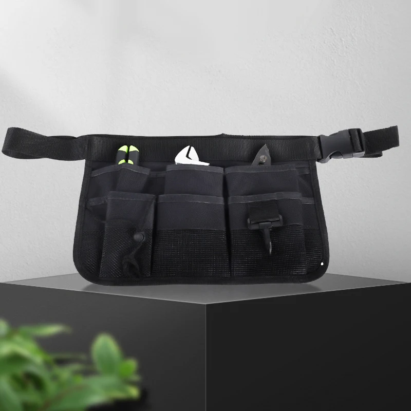 

Водонепроницаемая поясная сумка для инструментов с несколькими карманами — модульный оксфордский универсальный ремень для плотников, садовников и поделок
